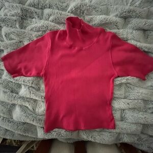 Big Bud Press pink mockneck top - size P